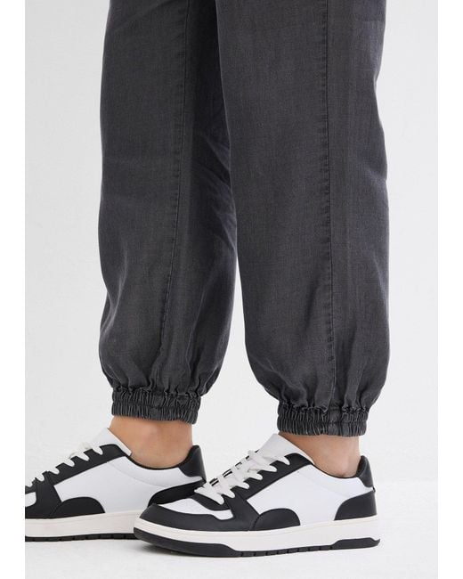 bonprix Gray Schlupfhose Aus Fließendem Lyocell