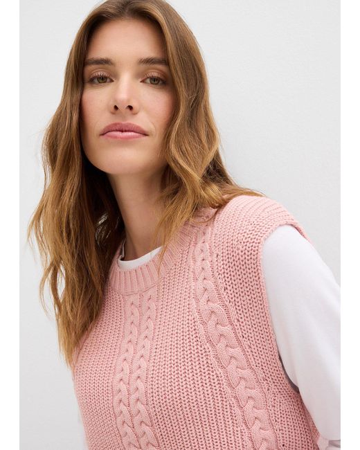 Gilet di bonprix in Pink
