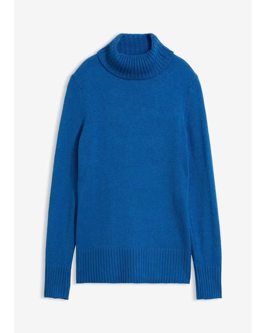 bonprix Blue Basic Rollkragenpullover