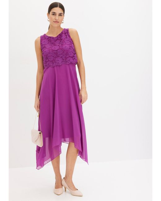 Abito Midi di bonprix in Purple