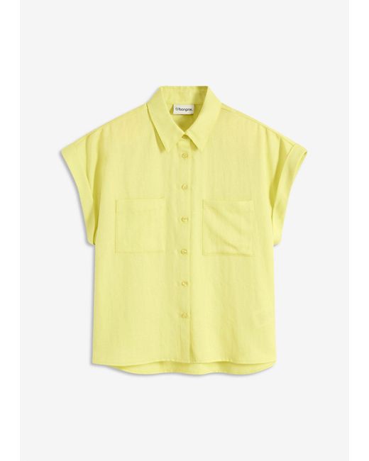 bonprix Yellow Hemdbluse Aus Fließendem Lyocell-Mix