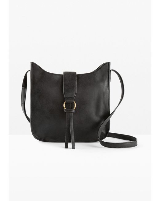 Borsa A Tracolla Con Fibbia Decorativa di bonprix in Black