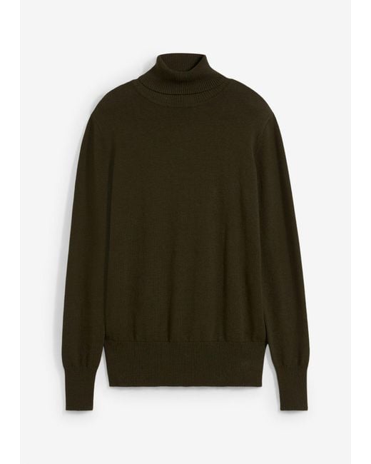 bonprix Green Basic Rollkragenpullover