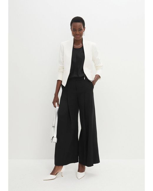 bonprix White Kurzblazer Mit Stretch
