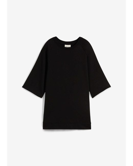 Felpa Con Spacchi Laterali di bonprix in Black