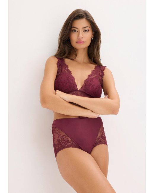 bonprix Red Panty Aus Zarter Spitze
