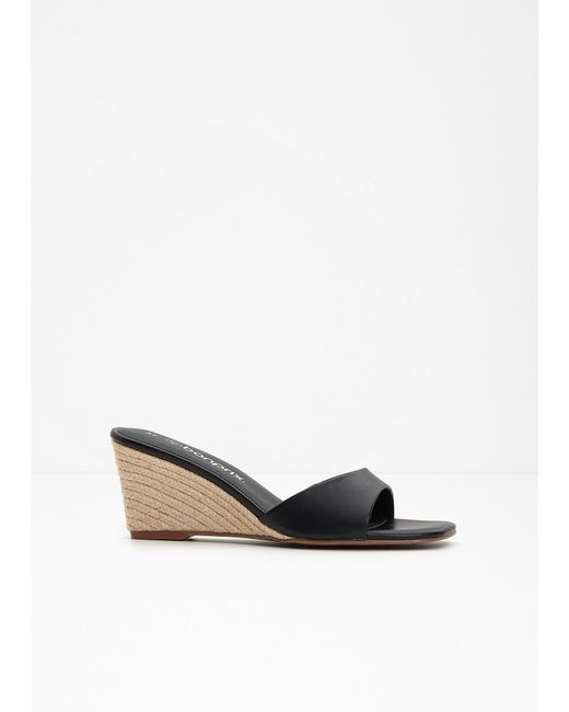 bonprix White Keil Pantolette
