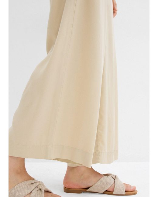 Pantaloni A 7/8 di bonprix in Natural