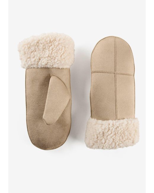bonprix Natural Fäustlinge