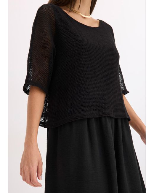 Abito Effetto 2 di bonprix in Black