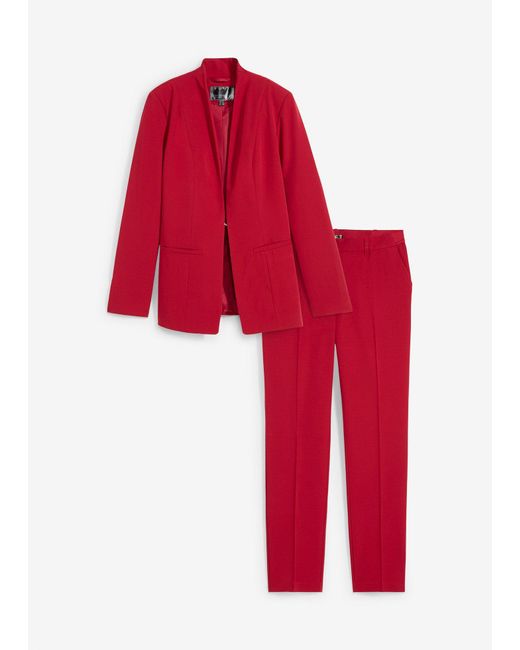 Tailleur (Set 2 Pezzi) di bonprix in Red