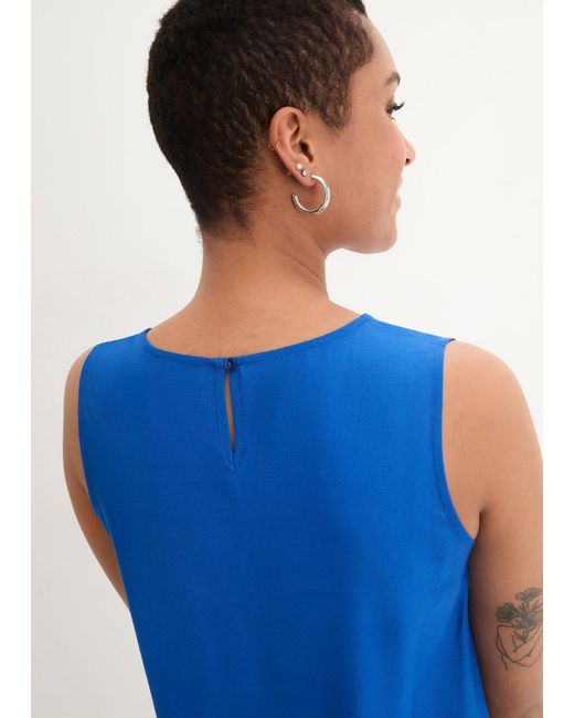 Abito Corto E Svasato di bonprix in Blue