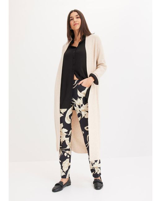 Camicetta Lunga di bonprix in Black