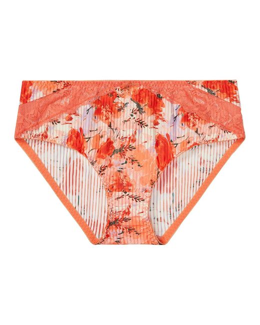 Slip Alto Con Pizzo di bonprix in Pink