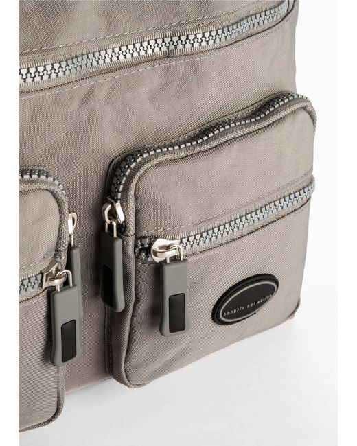 Borsa A Tracolla Con Tasche Esterne di bonprix in Gray