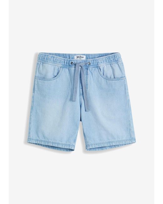 Bermuda Di Jeans Con Elastico di bonprix in Blue da Uomo