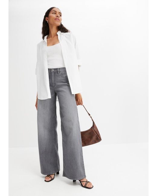 Camicetta Oversize di bonprix in White