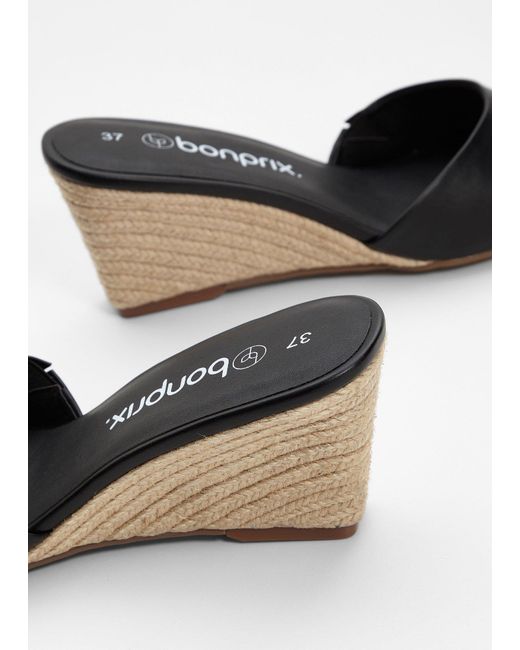 bonprix White Keil Pantolette