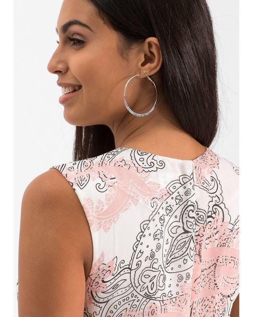 bonprix White Sommer-Maxikleid Aus Chiffon