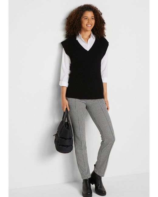 bonprix Black Pullunder