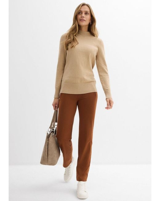 Leggings Termici Con Tasche Zippate di bonprix in Brown