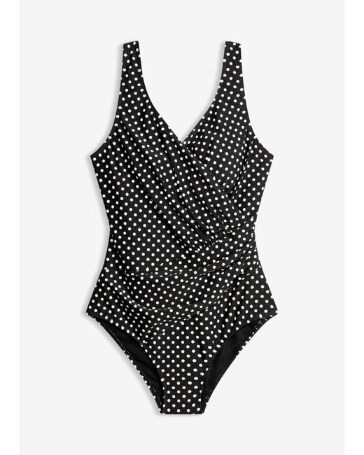 bonprix Medium Corrigerend Badpak in het Black