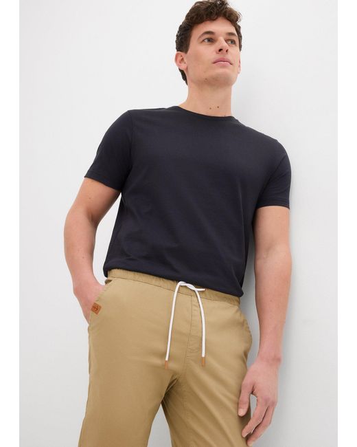 Pantaloni Elasticizzati Con Elastico di bonprix in Natural da Uomo