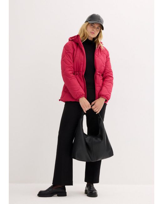 bonprix Pink Steppjacke