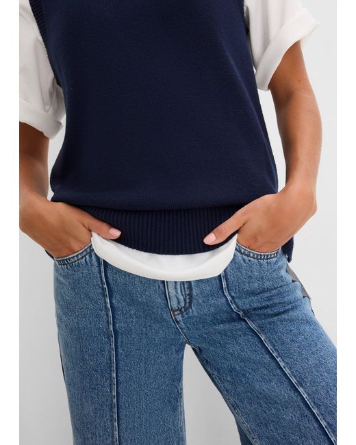 bonprix Blue Pullunder