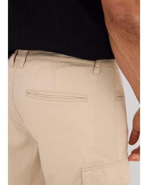 Bermuda Cargo Elasticizzati, Regular Fit di bonprix in Natural da Uomo