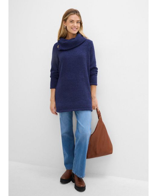 bonprix Blue Longpullover