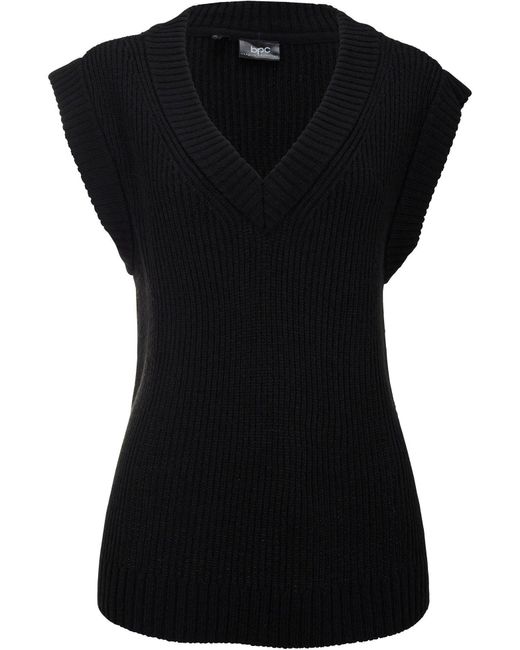 bonprix Black Pullunder