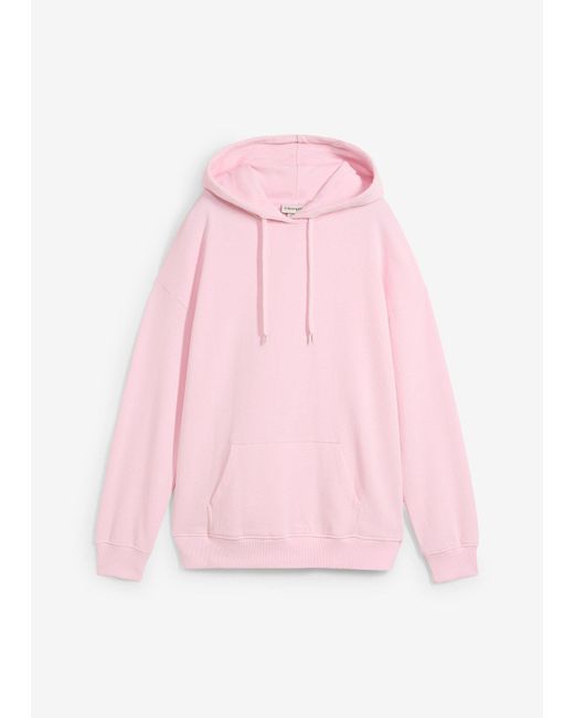 Felpa Oversize Con Cappuccio di bonprix in Pink