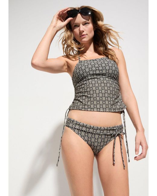 bonprix Gray Bikinihose Aus Recyceltem Polyamid