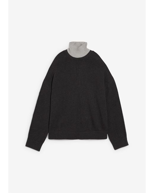 Pull 100% Coton bonprix en coloris Black