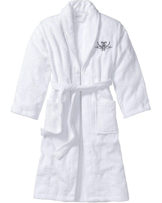 bonprix White Frottee Bademantel