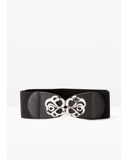 bonprix White Breiter Stretchgürtel