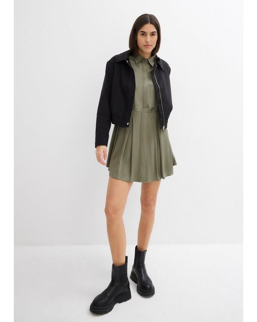bonprix Green Minikleid Aus Fließender Viskose
