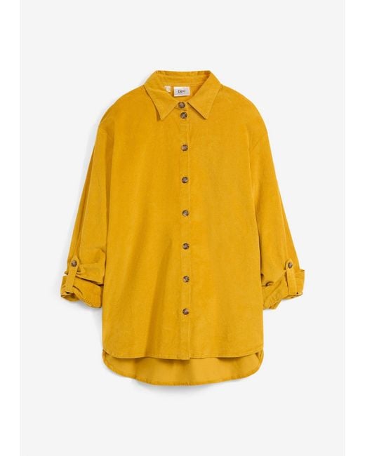 Camicia di bonprix in Yellow