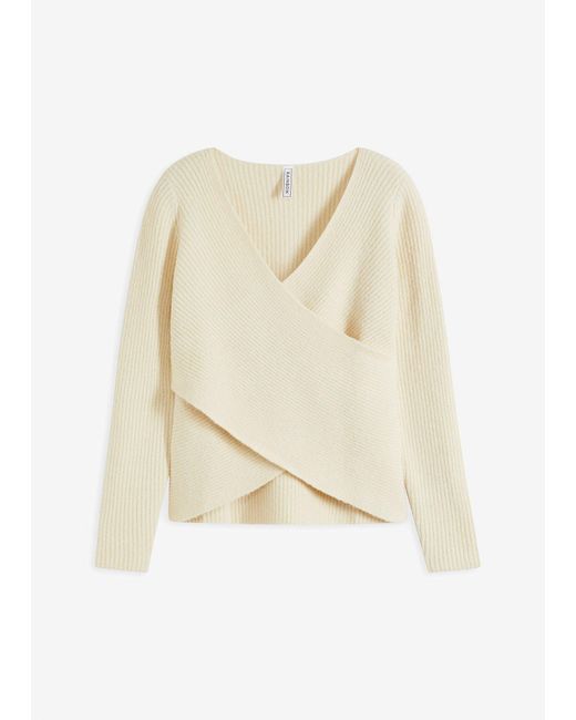 Pull Cache-Cœur bonprix en coloris White