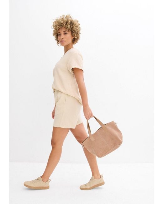 bonprix White Shirt-Tunika Aus Softem Musselin