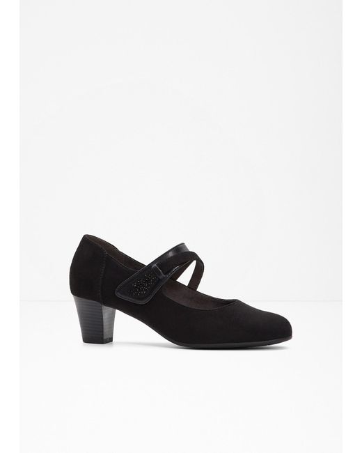 bonprix Black Jana Spangenpumps