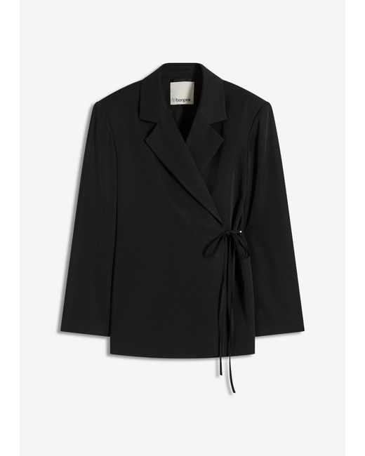 bonprix Oversized Blazer in het Black