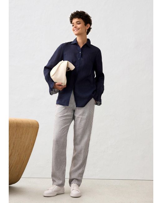 Camicia Larga di bonprix in Blue