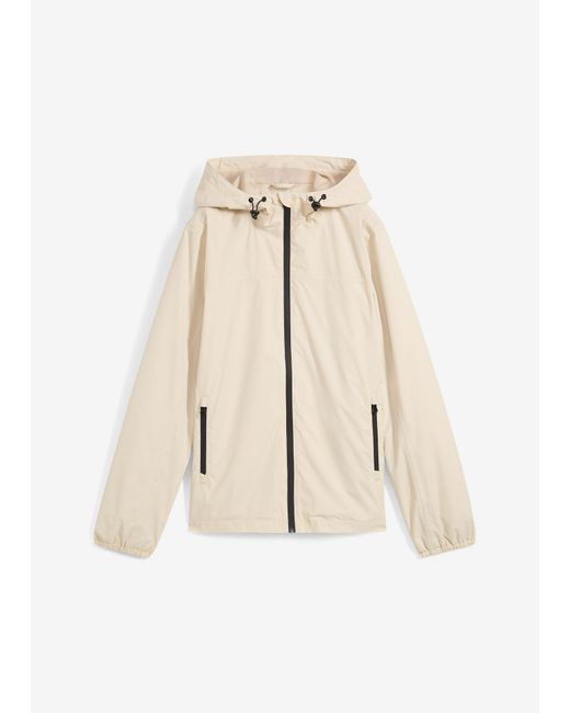 bonprix Natural Wasserdichte Regenjacke, Mit Beutel