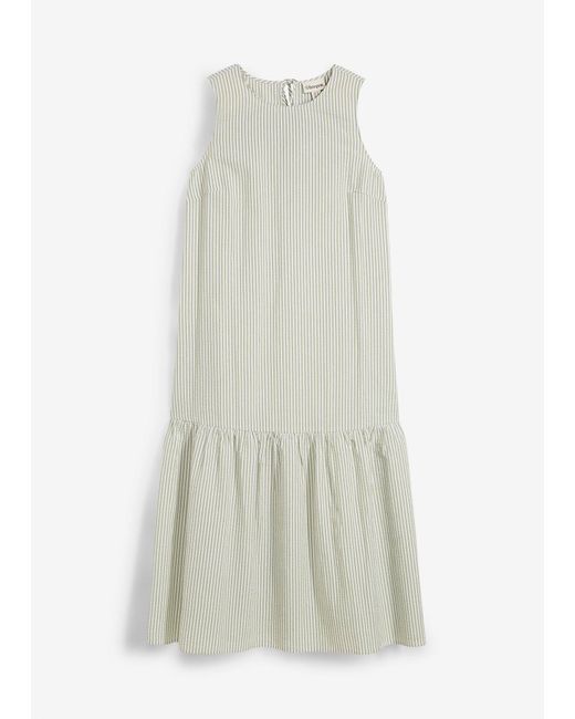 Abito Midi Svasato di bonprix in White