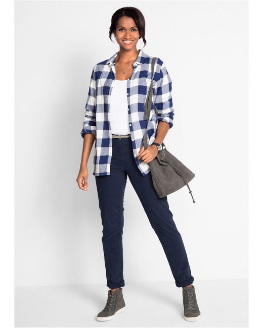 Camicia di bonprix in Blue
