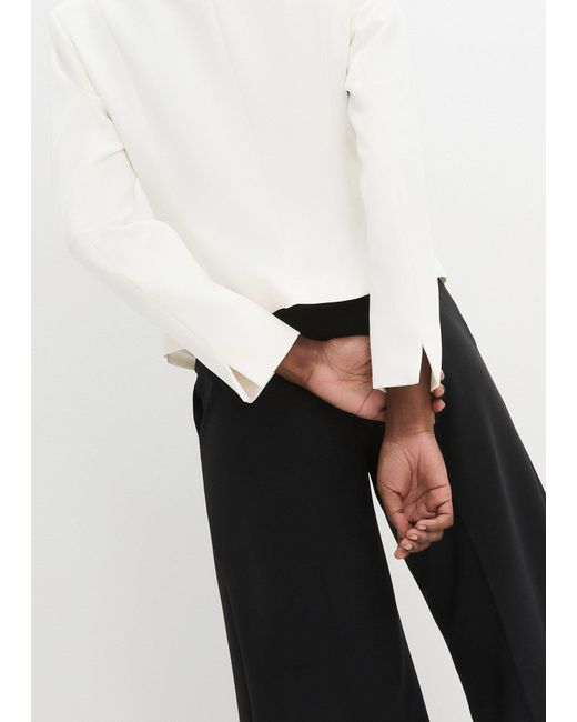 bonprix White Kurzblazer Mit Stretch