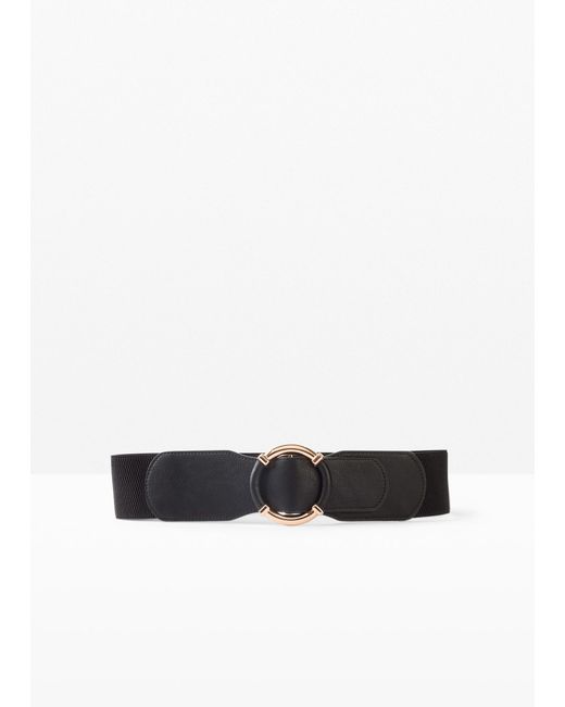 bonprix White Stretchgürtel Mit Auffälligem Verschluss