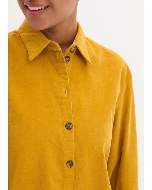 Camicia di bonprix in Yellow